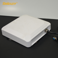 Lector RFID UHF Fijo de Largo Alcance 15m IP65 Resistente al Agua 840-960MHz EPC Gen2 ISO18000-6C Antena de Polarización Circular de 8dBi