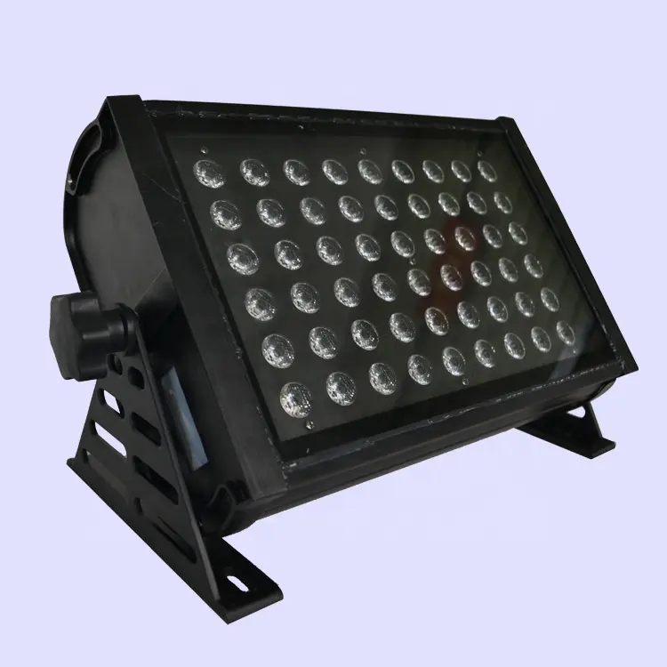 En iyi kalite IP66 su geçirmez dış ışık 54*3w RGBW LED dmx512 duvar yıkayıcı 54x3w