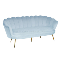 Shell Love – canapé de salon moderne en velours, Design Simple, canapé nordique