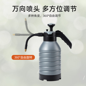 เครื่องพ่นยาแรงดันอากาศ 5 ลิตร หัวฉีดปรับได้ พลาสติกสีฟ้า บัวรดน้ำสวน สำหรับสวนในบ้าน ระเบียงบ้าน - Product Image 4