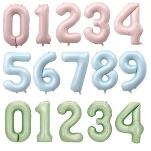 Globos <span class=keywords><strong>de</strong></span> Aluminio Digitales Azul Bebé/Rosa/Verde, Decoración <span class=keywords><strong>de</strong></span> <span class=keywords><strong>Fiesta</strong></span> al por Mayor, 1 Pieza, 40 Globos Digitales para Fiestas <span class=keywords><strong>de</strong></span> Cumpleaños <span class=keywords><strong>de</strong></span> Bebés - Product Image 2