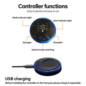 Trans kutaner elektronischer Nervens timulator mit LCD-Bildschirm EMS TENS Fuß <span class=keywords><strong>massage</strong></span> gerät zur Durchblutung und Schmerz linderung - Product Image 5