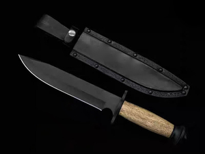 Cuchillo Multifuncional de Acero Inoxidable Modelo Kiziliar Y8 LS006, Mango de Madera de Nogal, Alta Calidad, Personalizable, OEM, DIY, 170 mm, 4.5 mm - Product Image 1