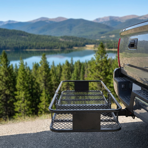 Portapacchi Universale OEM ODM <span class=keywords><strong>per</strong></span> Bagagliaio, Robusto Portabagagli Posteriore in Ferro <span class=keywords><strong>per</strong></span> <span class=keywords><strong>Berlina</strong></span>, Hatchback, SUV, Nero - Product Image 1