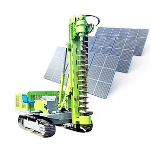 3m Automatic Solar Pv Photovoltaic Piling Pile Drivers Post Drill Machine With Gps For Sales