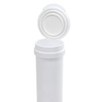 Flacon à bouchon rabattable en PP de 50 ml, résistant à l'humidité, avec bouchon combiné, pour comprimés effervescents, bonbons, aliments, compléments alimentaires, médicaments, emballage