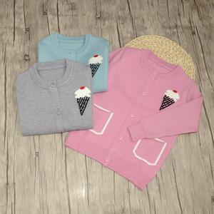 Suéteres de Moda para Niños con Cuello Redondo y Botones, con Bolsillos, de Fábrica en Guangzhou - Product Image 1