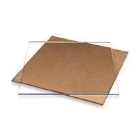 Feuille acrylique transparente 1mm 1.2mm 3mm plaque de guidage de lumière en plastique feuille de diffuseur de LED plaque de guidage de lumière LED