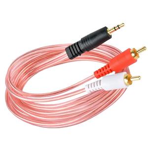 Cable de audio de 3.5mm a doble RCA de 1.5m para conexión de audio y video - Product Image 3