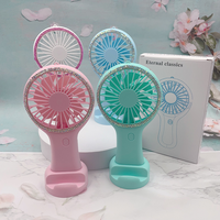 Tragbarer USB-Aufladbarer Mini-Handventilator Taschenventilator Lollipop Mini-Handventilator für Outdoor und Reisen