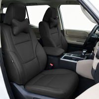 Housse de siège auto pour Toyota Prado 2025, imperméable, en cuir Nappa et polyester, ensemble complet avant et arrière, vente en gros, fabricant OEM