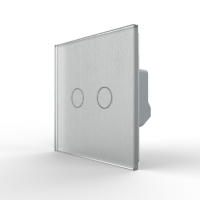 Panneau d'interrupteur mural tactile moderne Livolo personnalisable, multi-textures, gaufré, dépoli, brossé, à grille tissée pour l'intérieur de la maison intelligente