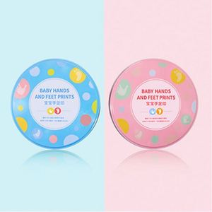 Marco de Fotos para el Primer Año, Huella de Mano de Bebé Recién Nacido, Huella de Pie de Bebé, Kit de Moldeo 3D de Yeso para Mano y Pie de Bebé - Product Image 5