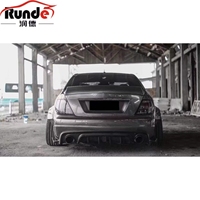 Kit de carrosserie Runde pour mercedes-benz C-CLASS W204 C63 AMG mise à niveau Style Robot Kit de carrosserie pare-chocs avant diffuseur arrière jupe latérale