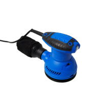 Lijadora Orbital Eléctrica de 350W, 125mm, 6 Velocidades Variables, Máquina de Pulir Madera con Bolsa de Polvo Autoaspirante