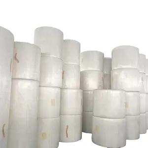 High Quality Wholesale Raw Material for Napkins Mother Roll Tissue Paper Jumbo Roll Paper White Plain Shrink Film Toilet Tissue