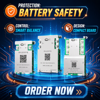 JKBMS JK-B2A8S30P 200A 400A 600A Équilibreur Actif Intelligent PCBA 4S-24S Système de Gestion de Batterie LiFePO4 12V-24V