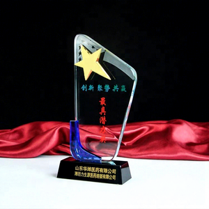 Troféu de Cristal K9 Estilo Anjo Personalizado de Luxo, Gravado Individualmente, Transparente, Certificado RoHS para Eventos Corporativos Premium Feichuang - Product Image 1