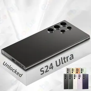 S24 ponsel ULTRA SIM ganda 2024 inci, ponsel Google AI Dual SIM mendukung 4GB + 64GB, ponsel hadiah Hari Ibu 6.8