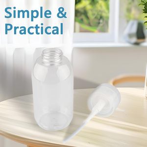 Bouteille de lotion compressible personnalisée en promotion, 300 ml, 500 ml, transparente, pour gel douche, emballage avec bouchon à clapet, pour démaquillant - Product Image 4