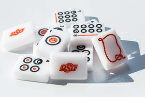 OSU® Oklahoma State University® Mahjong <b>Tiles</b> | PRE‑ORDER - Product Image 1