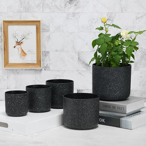 2024 fabricant en gros décoratif fantaisie luxe grands pots de fleurs d'intérieur en plastique - Product Image 6