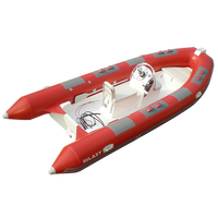 Certifié CE Vitesse Jet Boat PVC Nervure Léger En Aluminium Kayak Vitesse Ponton Radeau Aviron Yacht Sports Nautiques Rigide Gonflable