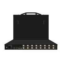 Commutateur KVM pour connecter deux moniteurs simultanément avec 4/8/16 ports