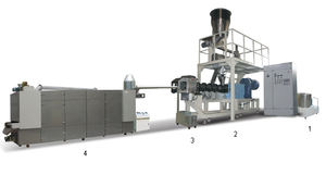 Gefibreerde Tvp Getextureerde Soja-Eiwit Maken Machine Geïsoleerde Sojabrokken Vlees Voedsel Extruder Productie Machine - Product Image 6