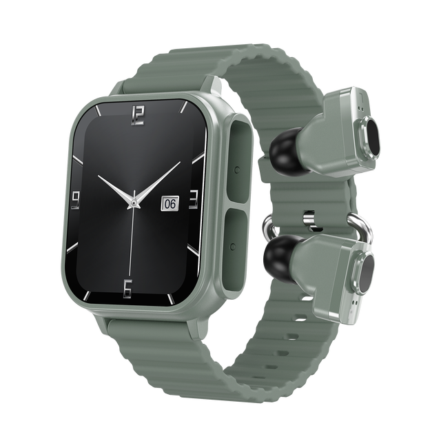 Hot Selling Smart Watch 2 in 1 Headphones Digital Smart Watch with Earbuds and In-ear Headphones Smart