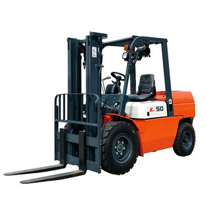 Chariot élévateur diesel à livraison rapide 2,5T 3T 4T 5T CE EPA avec positionneur de fourches et déplaceur latéral pour entrepôt - Product Image 1