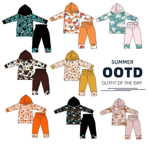 Sudaderas para bebés recién nacidos, sudaderas con tinte de corbata, sudaderas con capucha, pantalones, chándal de 2 piezas, conjunto de ropa de Otoño Invierno de 0 a 10 <span class=keywords><strong>años</strong></span> - Product Image 1