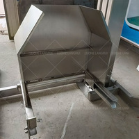 Offre Spéciale Mobile et boulonné colonne tombereaux 200l chariot à viande élévateur ascenseur chargeur pour le levage des bacs fourre-tout