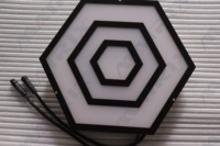 Boule LED active de haute qualité jetant des plaques hexagonales jeu 35cm de diamètre