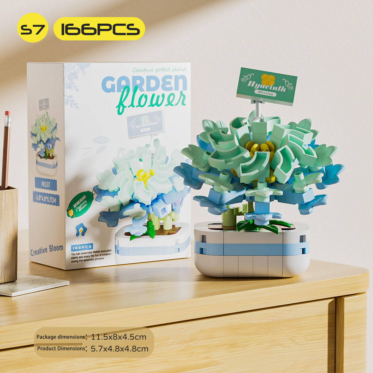 S7 building block flower-joyful carnation