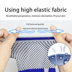 MKAS supporto <span class=keywords><strong>a</strong></span> compressione lavorato <span class=keywords><strong>a</strong></span> maglia protezione traspirante calzini di supporto per caviglia tutore per uomo Wrap per cavigliera sportiva - Product Image 2