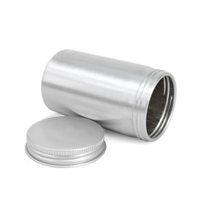 Piccolo contenitore piccolo contenitore in metallo barattolo di cera di stoccaggio barattoli di alluminio barattoli di metallo rotondi grandi con coperchio - Product Image 6