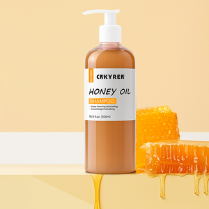 Hydraterende Honingolie Shampoo Natuurlijke Diepe Reinigingsformule Voedt Hydrateert Gladstrijkjes Verfrist Beschadigde Haarbehandeling - Product Image 1