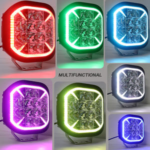 8 pulgadas <span class=keywords><strong>Cube</strong></span> Pods RGB DRL <span class=keywords><strong>4x4</strong></span> Off Faros antiniebla para camión ATV UTV - Product Image 3