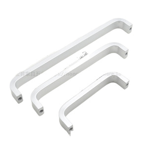 Poignée de meuble en alliage d'aluminium en forme de U pour tiroir, armoire, porte, design minimaliste, durable, type barre solide - Product Image 1