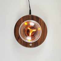 Lámpara de Bulbo Levitante con Rotación Automática de 360 Grados, Luz LED Magnética Flotante, Lámpara de Escritorio, Lámpara de Mesa, Luz Nocturna