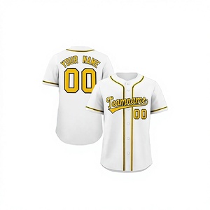 Conjuntos de Uniformes de Béisbol y Sóftbol Personalizados 100% Poliéster, Diseños Sublimados, Ropa Deportiva para Equipos de Adultos, Parte Delantera - Product Image 1