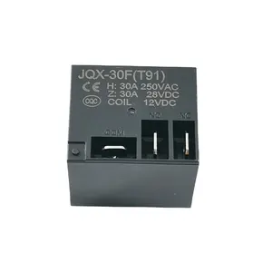 JQX-30F T91 PCB relais DC bobine 12VDC 30A relais électromagnétique