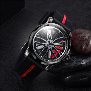 Reloj <span class=keywords><strong>de</strong></span> Pulsera Deportivo <span class=keywords><strong>de</strong></span> Cuarzo con Correa <span class=keywords><strong>de</strong></span> Silicona Única, Diseño <span class=keywords><strong>de</strong></span> Rueda <span class=keywords><strong>de</strong></span> <span class=keywords><strong>Ruleta</strong></span> <span class=keywords><strong>de</strong></span> Carreras 3D, para Hombre - Product Image 5