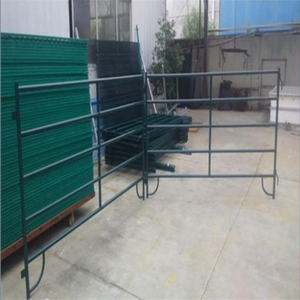 El mejor panel de valla de caballo portátil para <span class=keywords><strong>corrales</strong></span> de caballos, pluma redonda de caballo de tubo de acero galvanizado de 6 '-9', corral de poni/alpaca - Product Image 5