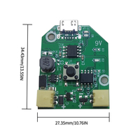 Placa de Control para Ventilador Recargable USB, Electrónica Inteligente, Pequeña, Portátil, Especificaciones Estándar