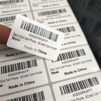 Etiquetas Adhesivas Personalizadas con Código de Barras, Acabado Mate y Brillante, Resistentes al Agua y a la Luz Solar, en Rollo, para Empaquetado de Supermercados