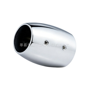 316 Stainless Steel 90 Degree Flagpole Base 25mm 30mm 32mm Mirror Polished for Boat <b>Yacht</b> Deck Hardware - Product Image 1