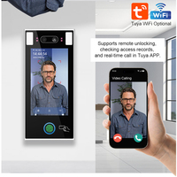 Contrôle d'accès facial dynamique de 5 pouces, reconnaissance d'empreintes digitales, pointage des heures, reconnaissance des veines palmaires avec option de moniteur intérieur