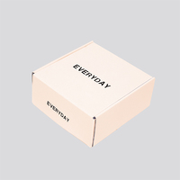 Boîtes d'expédition en papier kraft rose avec logo personnalisé pour petites entreprises, boîtes d'emballage en carton ondulé pour chaussures et vêtements